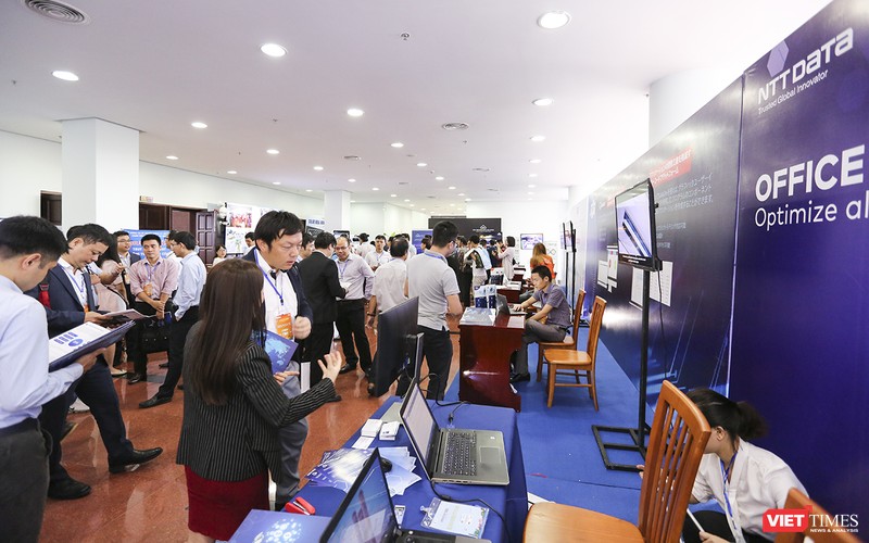 Các doanh nghiệp giới thiệu công nghệ tại Japan ICT Day 2019 tổ chức tại Đà Nẵng