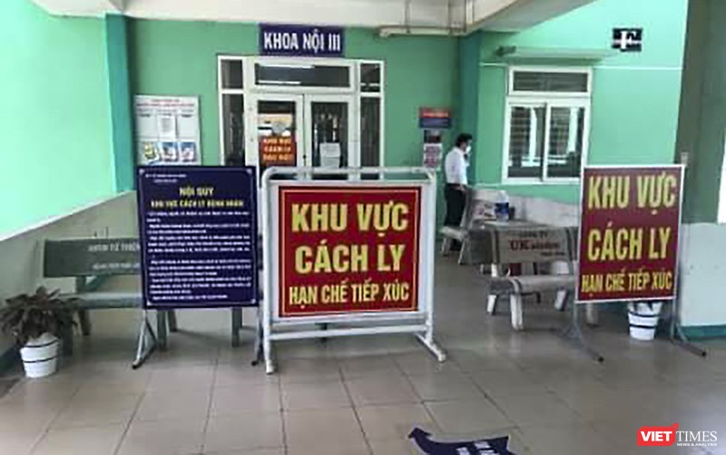 Khu các ly bệnh nhân nghi mắc COVID-19