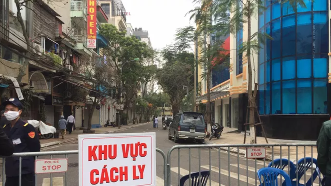 Khu vực cách ly các trường hợp nghi nhiễm COVID-19 tại cộng đồng