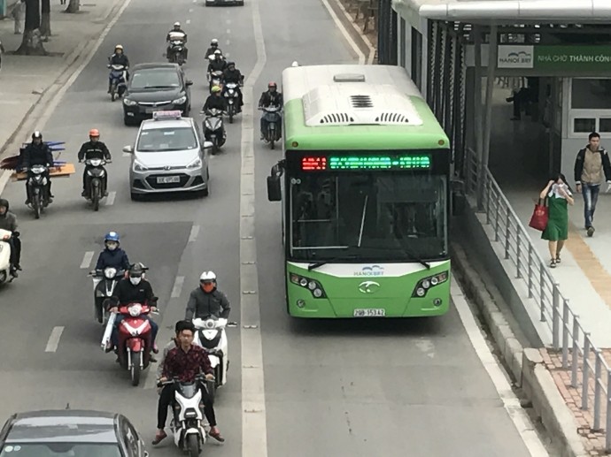 Buýt BRT chính thức đi vào hoạt động từ ngày 1/1/2017