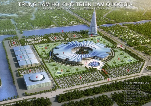 Trung tâm Hội chợ triển lãm Quốc gia có vị trí đắc địa và kết nối giao thông.