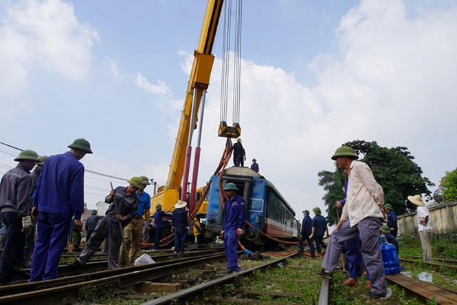 Liên tiếp 2 ngày xảy ra trật bánh tàu hỏa tại ga Yên Viên. (Ảnh minh họa, nguồn Tiền phong)