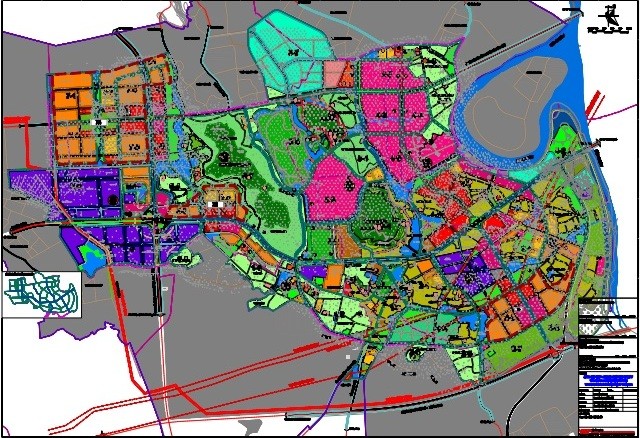 Quy hoạch chung thị trấn sinh thái Chúc Sơn.