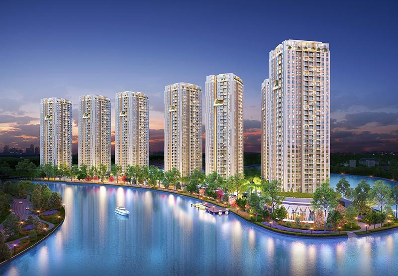 Dự án Gem Riverside tại Nam Rạch Chiếc, P. An Phú, Q.2 của Tập đoàn Đất Xanh.