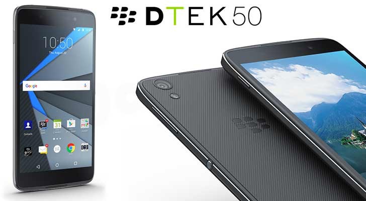 Điện thoại BlackBerry DTEK50 giá 7,99 triệu đồng