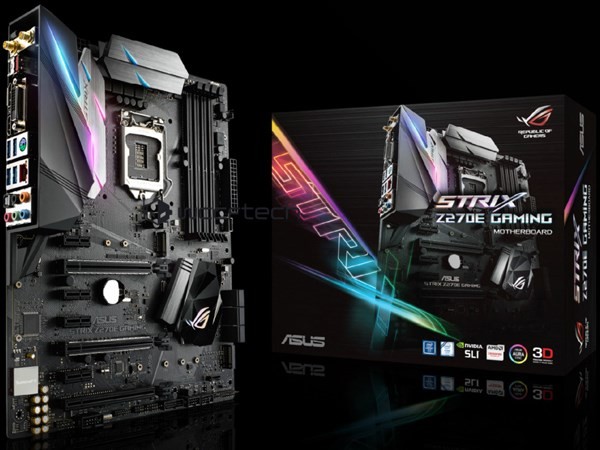 Bo mạch chủ Asus ROG Strix Z270E Gaming.