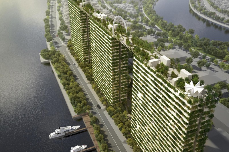 Phối cảnh dự án Diamond Lotus Riverside (Nguồn: PKC)