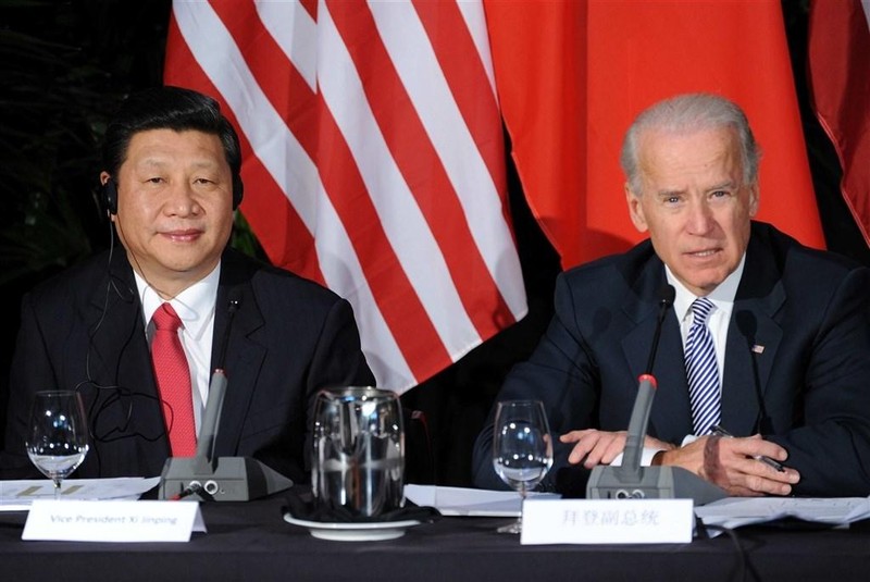 Hai ông Joe Biden và Tập Cận Bình điện đàm, gay gắt chỉ trích nhau (Ảnh: VOA).