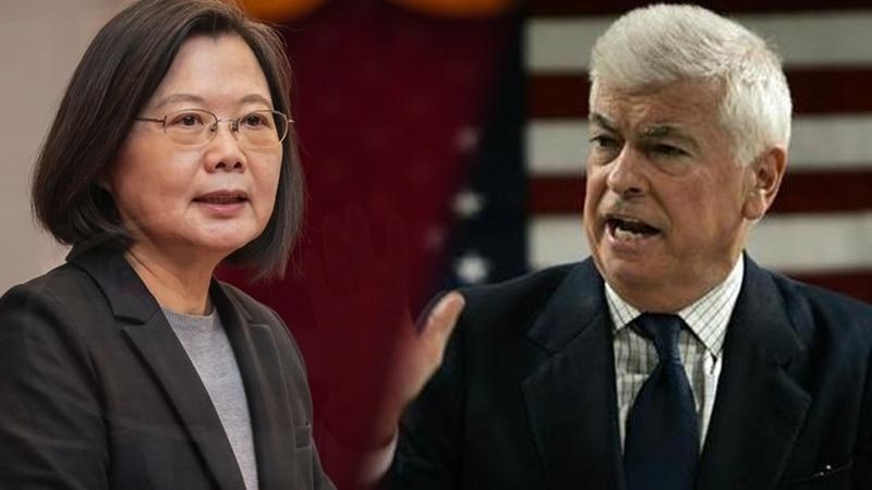 Bà Thái Anh Văn sáng 15/4 đã gặp ông Chris Dodd (Ảnh: Apollo).