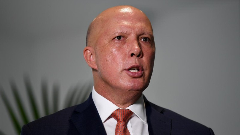 Bộ trưởng Quốc phòng Australia Peter Dutton gây sóng gió với phát biểu về việc hủy bỏ cho Trung Quốc thuê cảng Darwin 99 năm (Ảnh: Guancha).