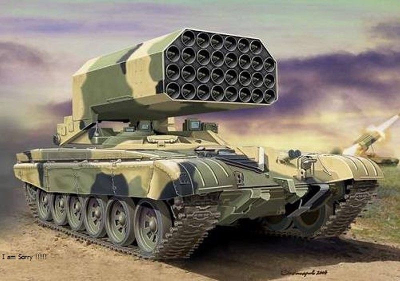 Lộ diện hệ thống phóng tên lửa nhiệt áp mới nhất TOS-3 “Dragon” của Nga