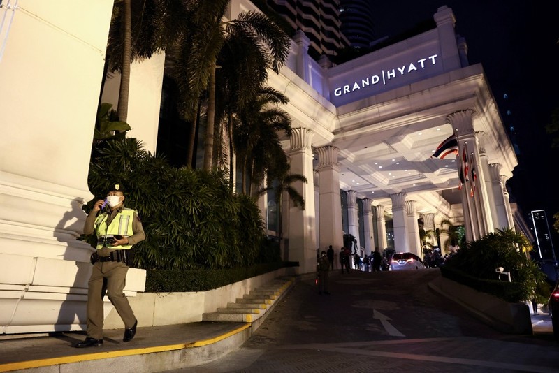 Khách sạn 5 sao Grand Hyatt, nơi xảy ra vụ án mạng (Ảnh: Reuters)