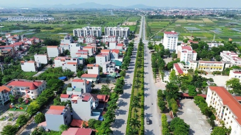 Khu đô thị mới Mê Linh có quy mô hơn 40 ha, tổng vốn đầu tư hơn 3.200 tỷ đồng. Ảnh: Vietnamnet.