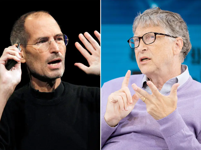 Steve Jobs và Bill Gates liên tục là đồng minh và kẻ thù trong suốt nhiệm kỳ của họ tại Apple và Microsoft