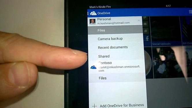 Tương lai OneDrive có thể giải phóng không gian lưu trữ giúp thiết bị Android  ẢNH: YOUTUBE