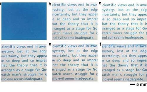 Công nghệ in mới vừa tiết kiệm vừa thân thiện với môi trường (Ảnh: American Chemical Society)