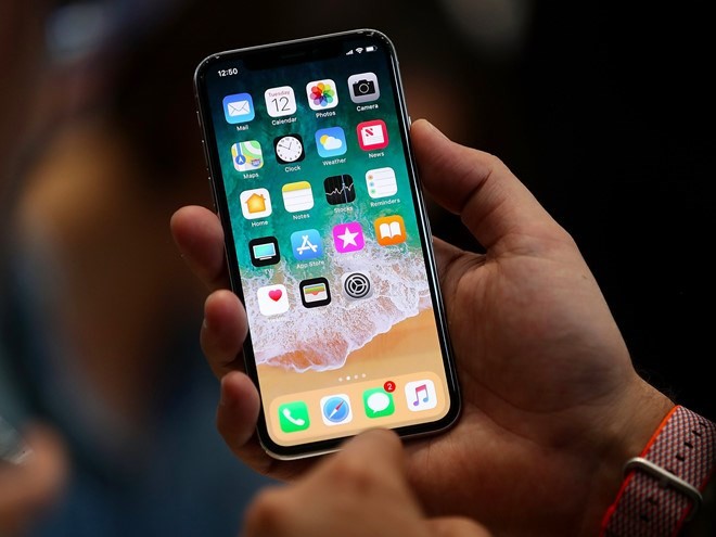 Mẫu iPhone X. (Nguồn: Getty Images)