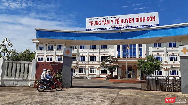 Trung tâm y tế huyện Bình Sơn được trung dụng làm Bệnh viện điều trị bệnh nhân COVID-19 tỉnh Quảng Ngãi