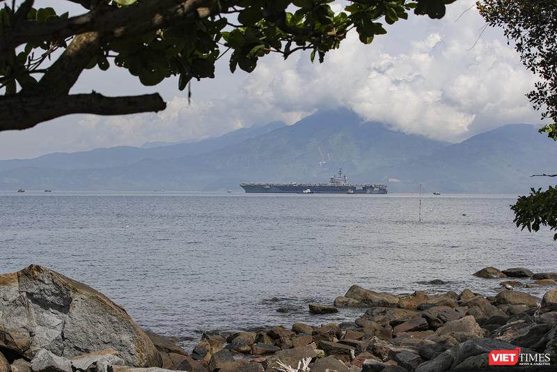 Tàu sân bay Hải quân Mỹ - USS Ronald Reagan đến Đà Nẵng