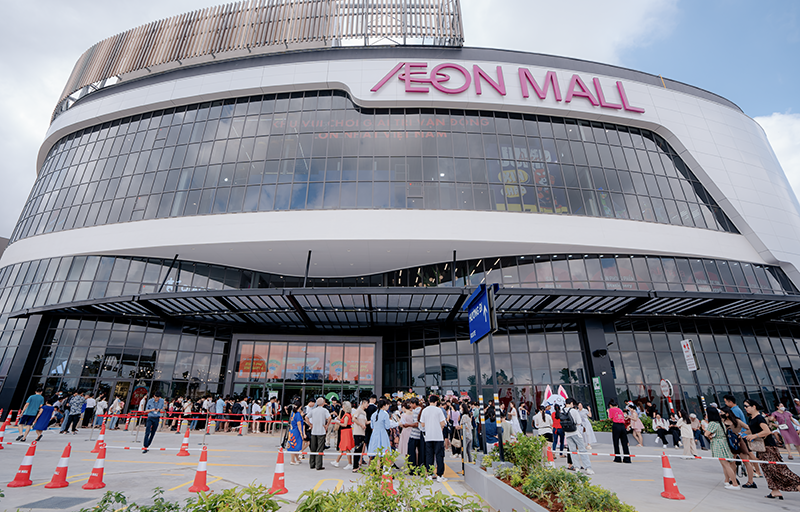 Trung tâm thương mại Aeon Mall Huế trong ngày khai trương