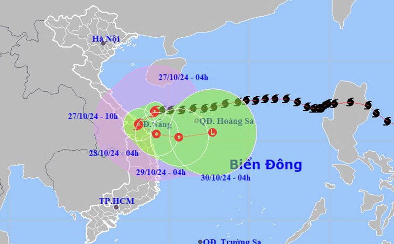 Bão Trà Mi giật cấp 12, Thừa Thiên Huế cấm người dân ra đường