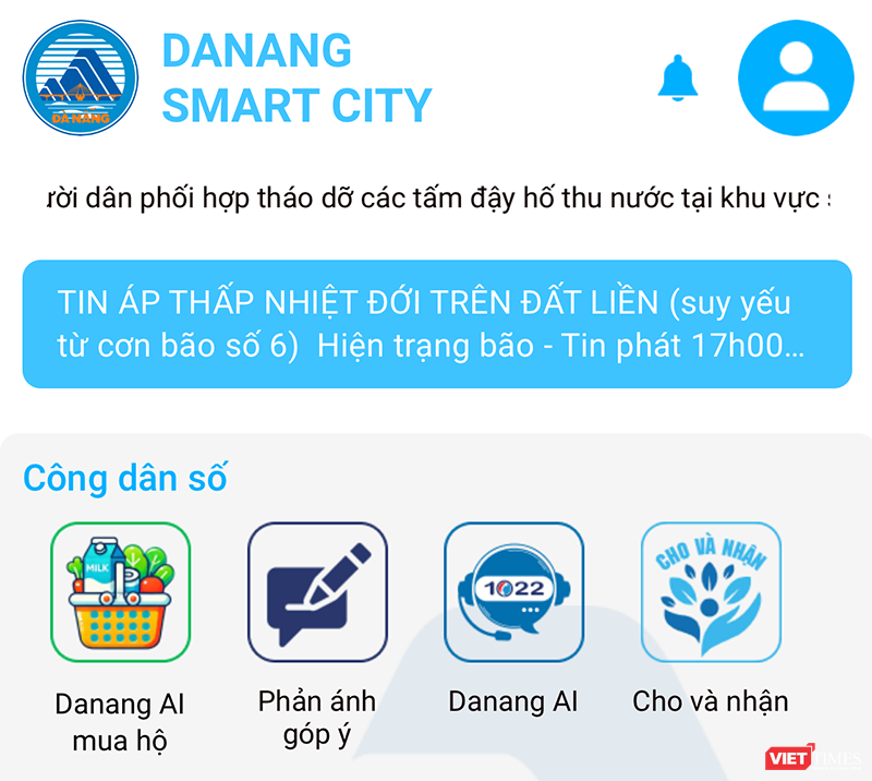 Ứng dụng Danang SmartCity thêm tính năng " Danang AI mua hộ nhằm hỗ trợ người dân mua nhu yếu phẩm