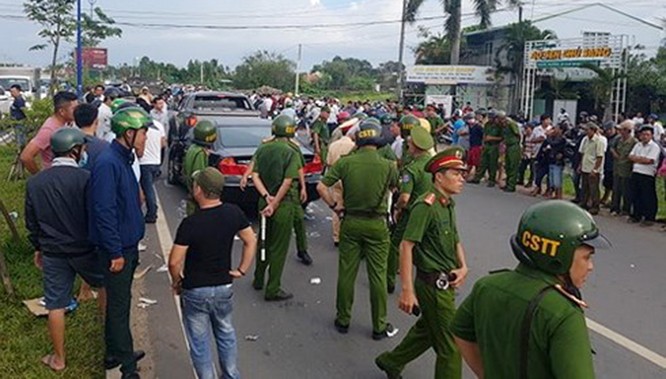 Vụ việc gây tắc nghẽn giao thông nhiều giờ tại địa bàn.