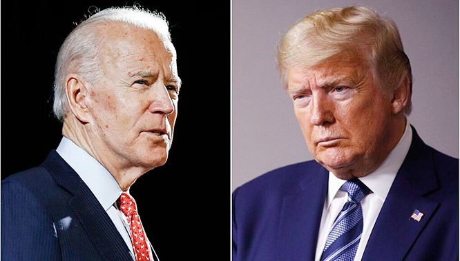 Cuộc đối đầu giữa ông Trump và ông Biden sẽ bước vào giai đoạn quyết liệt nhất sau khi đại hội hai đảng kết thúc. Chỉ còn hai tháng nữa, thế giới sẽ biết ai là Tổng thống Mỹ (Ảnh: AP)