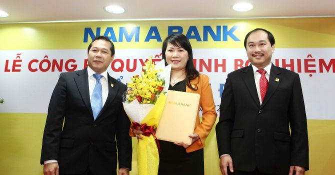 Bà Lương Thị Cẩm Tú - Tân tổng giám đốc Nam A Bank.
