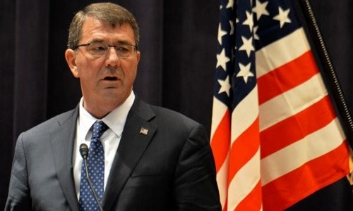 Bộ trưởng Quốc phòng Mỹ Ashton Carter. Ảnh: UPI