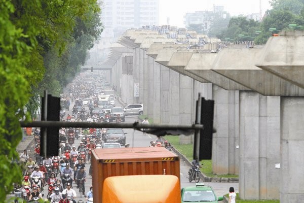 Tuyến Cát Linh - Hà Đông dự kiến hoàn thành vào cuối năm 2016