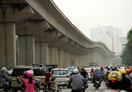 Tuyến đường sắt trên cao Cát Linh - Hà Đông đã đội vốn nhiều lần