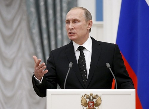 Tổng thống Nga Vladimir Putin. Ảnh: Reuters.