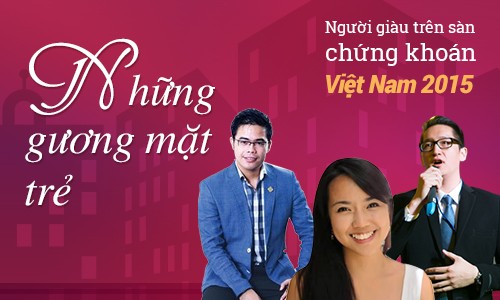  Dù vẫn dẫn đầu trong nhóm triệu phú U30, nhưng ở bảng xếp hạng top 100 người giàu trên sàn chứng khoán, thay vì đứng vị trí thứ 34, năm nay Trầm Khải Hòa (sinh năm 1988), Ủy viên Hội đồng quản trị Ngân hàng thương mại cổ phần Sài Gòn Thương Tín (Mã CK: S