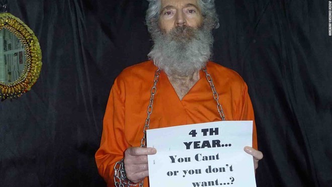 Cựu đặc vụ FBI, ông Robert Levinson đã biến mất bí ẩn khi tới Iran từ năm 2007. 