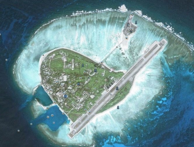 Đảo Ba Bình, đảo lớn nhất trong quần đảo Trường Sa của Việt Nam hiện đang bị Đài Loan chiếm đóng trái phép - Ảnh: Wikipedia