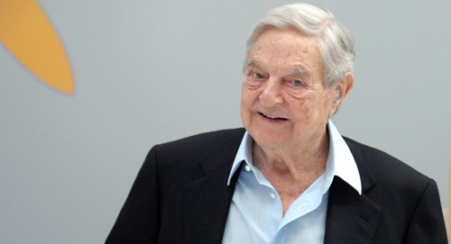 Trùm tài phiệt George Soros. Ảnh: AFP