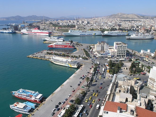 Một phần của cảng Piraeus. (Nguồn: en.wikipedia.org)