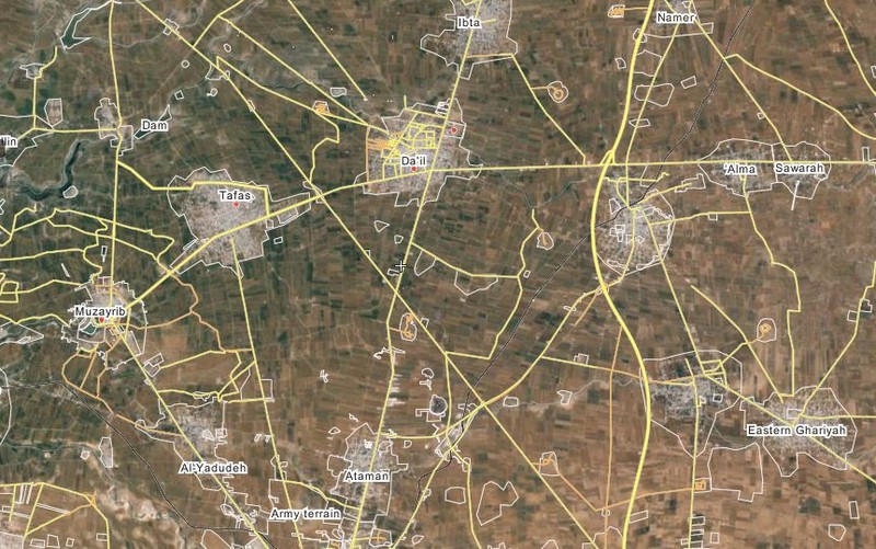 Sư đoàn thiết giáp  5 đánh chiếm thị trấn Itman, mở rộng tấn công trên tỉnh Dara'a