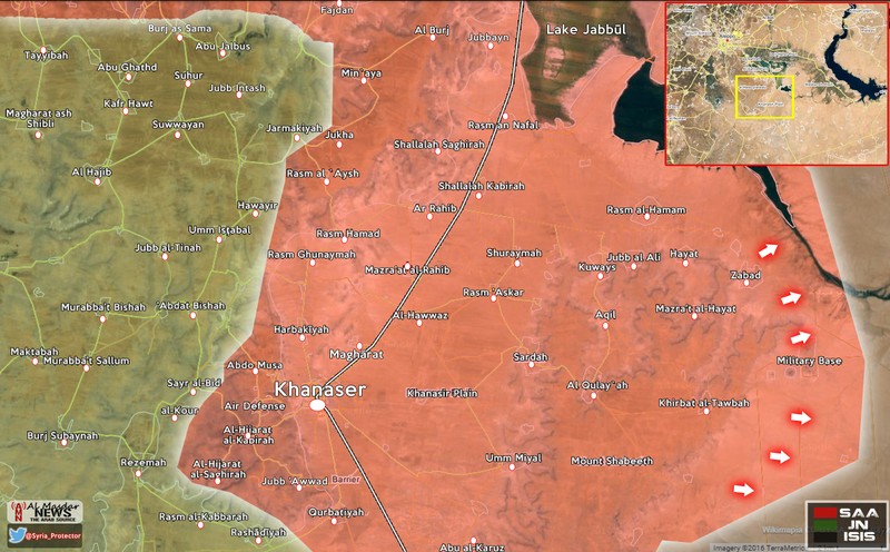 Thất bại ở  Đông Nam Aleppo buộc IS tháo lui ồ ạt về ranh giới tỉnh Raqqa