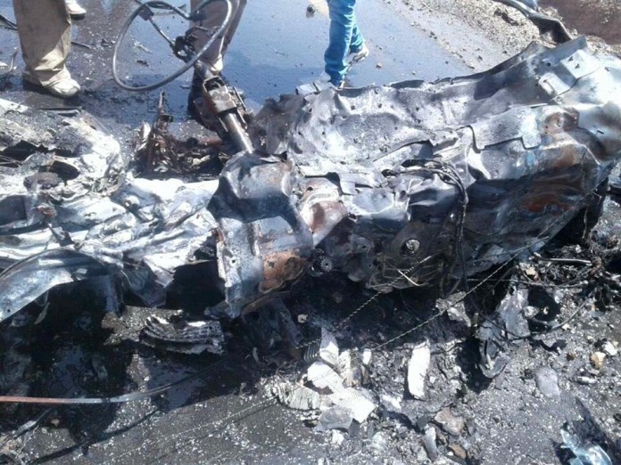 Quân đội Syria phá hủy một xe chở bom của lực lượngHồi giáo cực đoan