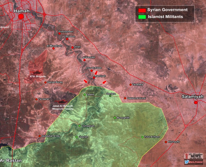 Chiến trường Al-Shamiya, Hama