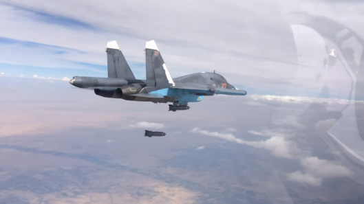 Su-34 không kích ở Syria