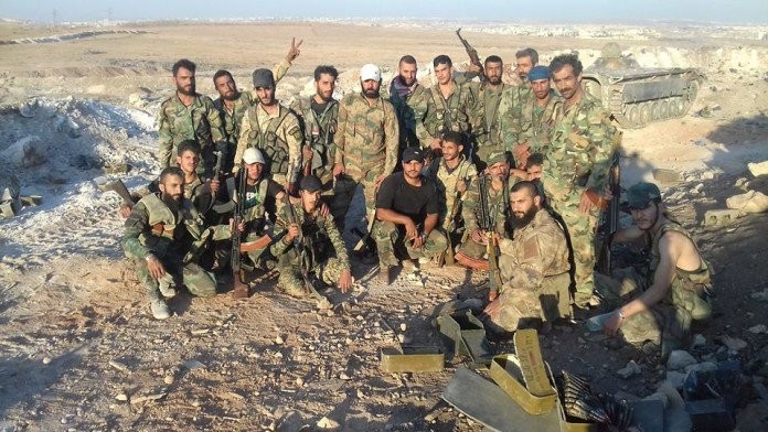 Binh sĩ lực lượng Tigers trên chiến trường Aleppo
