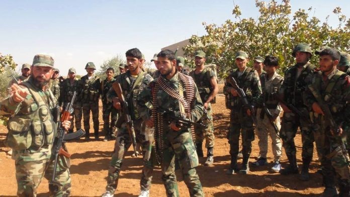 Binh sĩ quân đội Syria trên cao nguyên Golan