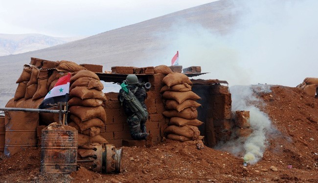 Binh sĩ quân đội Syria trên chiến trường Đông Ghouta