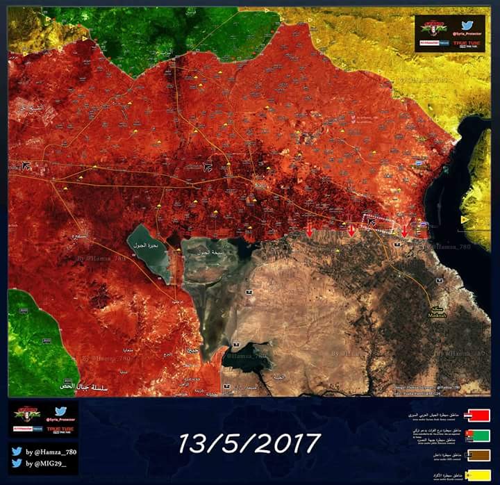 Các mũi tiến công của quân đội Syria sau trận đánh giải phóng sân bay Jirah, Aleppo