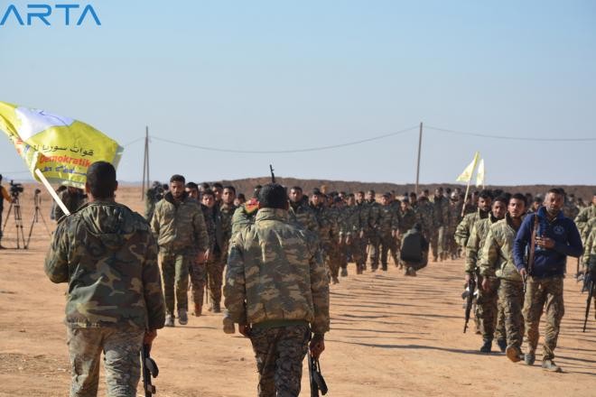 Lực lượng DMC (Hội đồng quân sự Deir Ezzor) - ảnh truyền thông Rojava