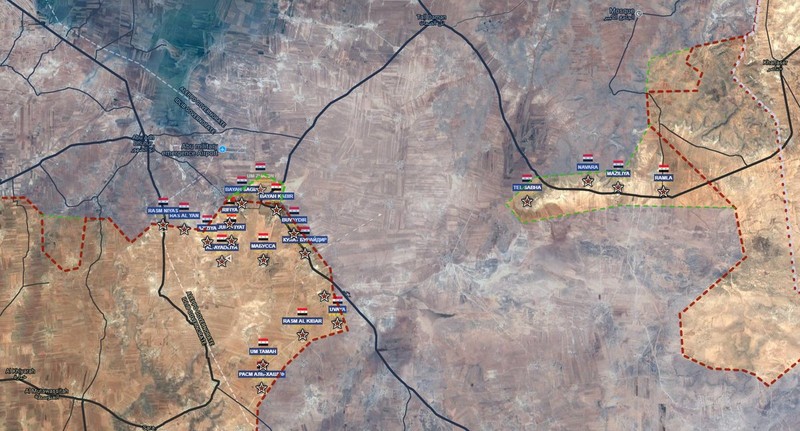 Những địa bàn dân cư mà lực lượng Tiger vừa giải phóng trên vùng nông thôn tỉnh Idlib - ảnh South Front