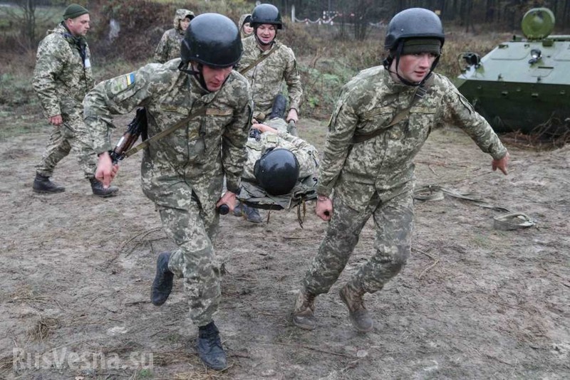 Binh sĩ Ukraine, thiệt mạng trên chiến trường Donbass trong cuộc đọ súng với dân quân Donetsk. Ảnh: Rusvesna.